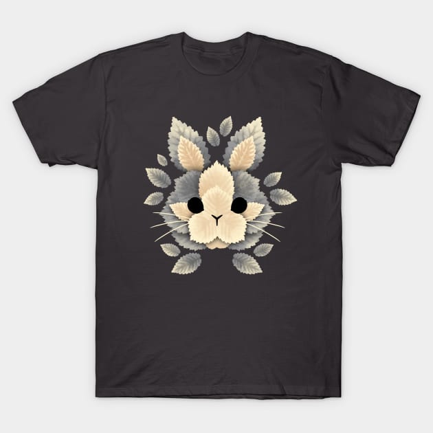 Bunny of leaves T-Shirt by NemiMakeit